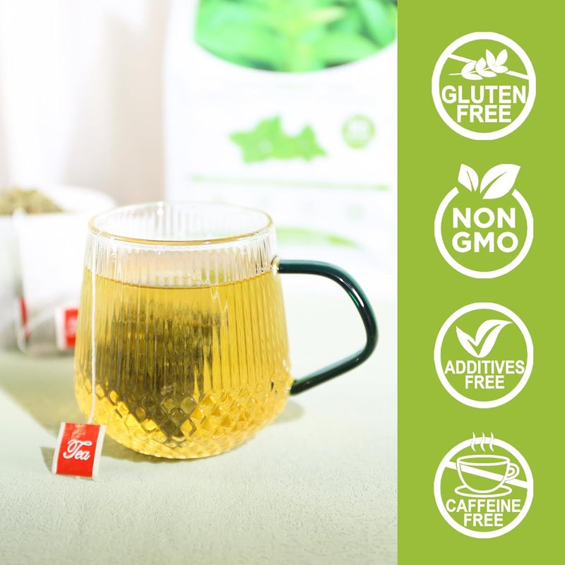 TEARELAE Peppermint Tea Bags - 80 Count - 100% Pure Peppermint Leaves - Non-GMO Herbal Tea for Digestion and Fresh Breath - Image 3